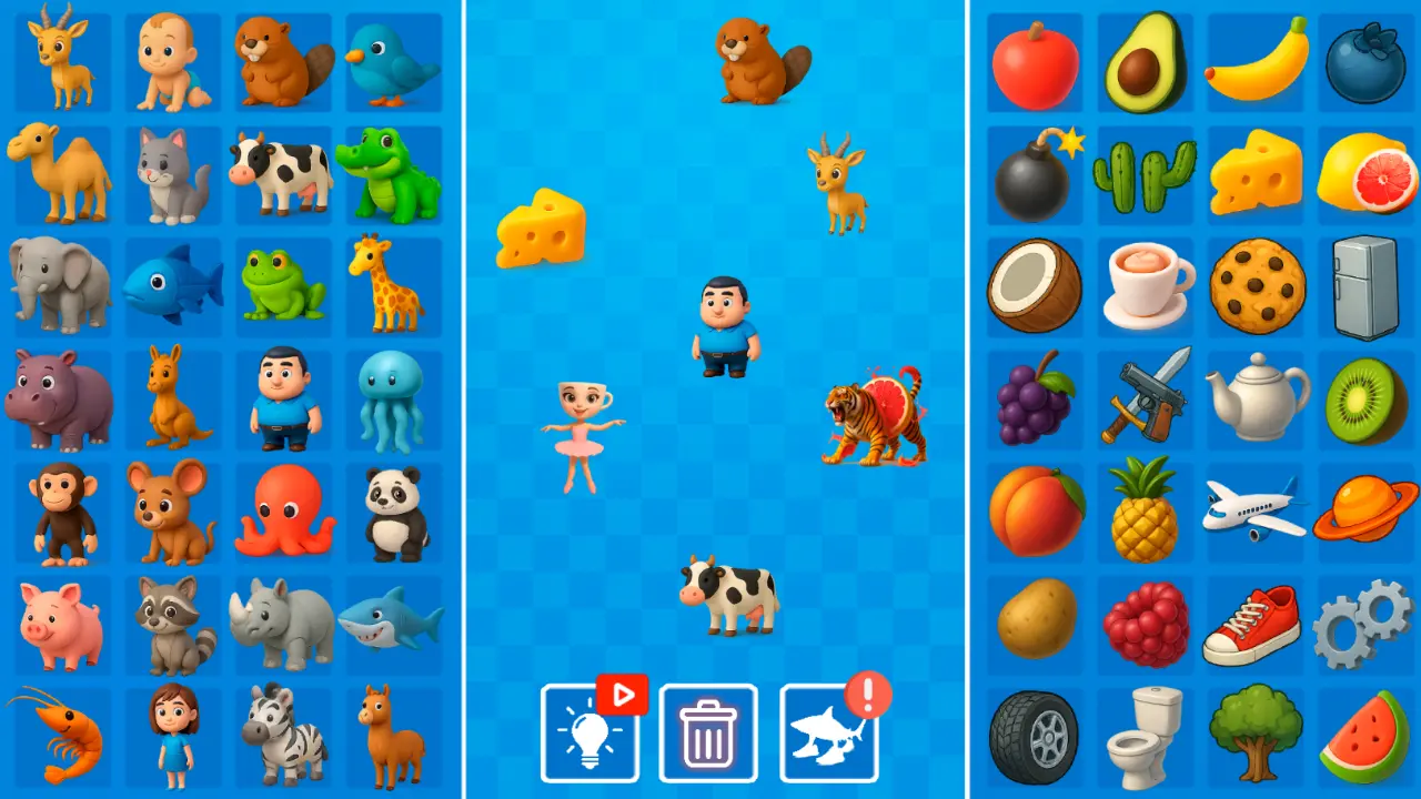 Italian Animal Merge: Open Brainrot gameplay screenshot 2