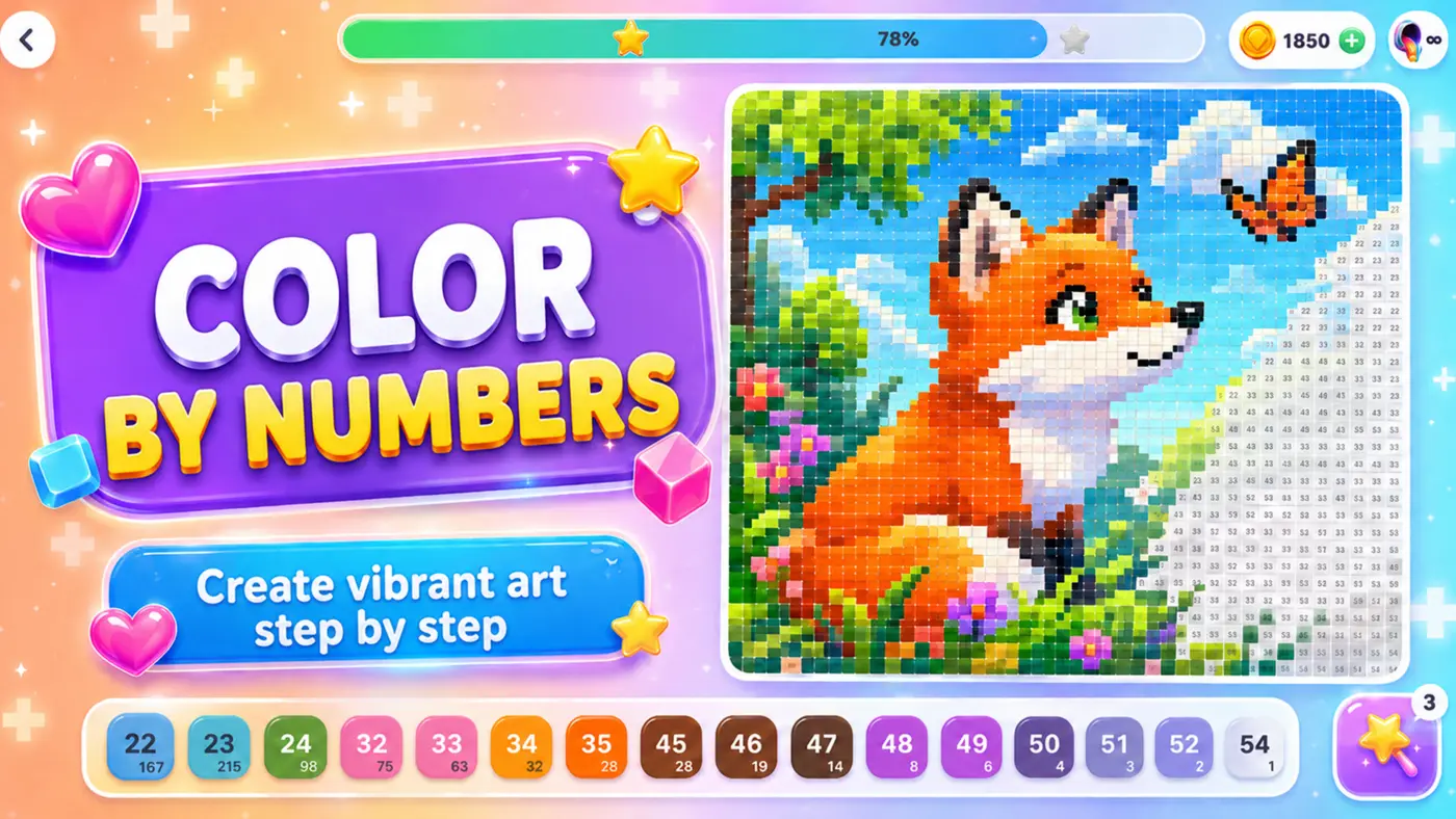 Pixel Color Quest gameplay screenshot 2